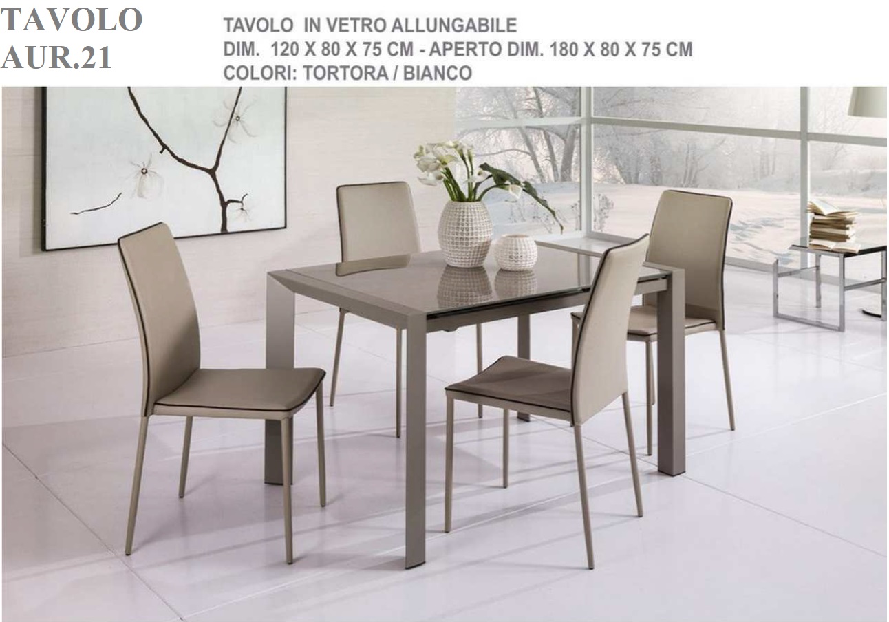 Biscottini - Arredo Casa Tavolo 120x80x80 cm Made in Italy - Tavolo  Allungabile Sala da Pranzo - Tavolo Pranzo Allungabile - Tavolo Cucina  Allungabile : : Casa e cucina